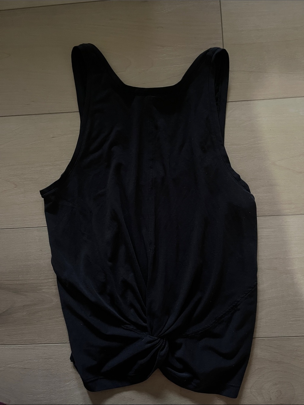 Athleta Black Twist-Front Tank